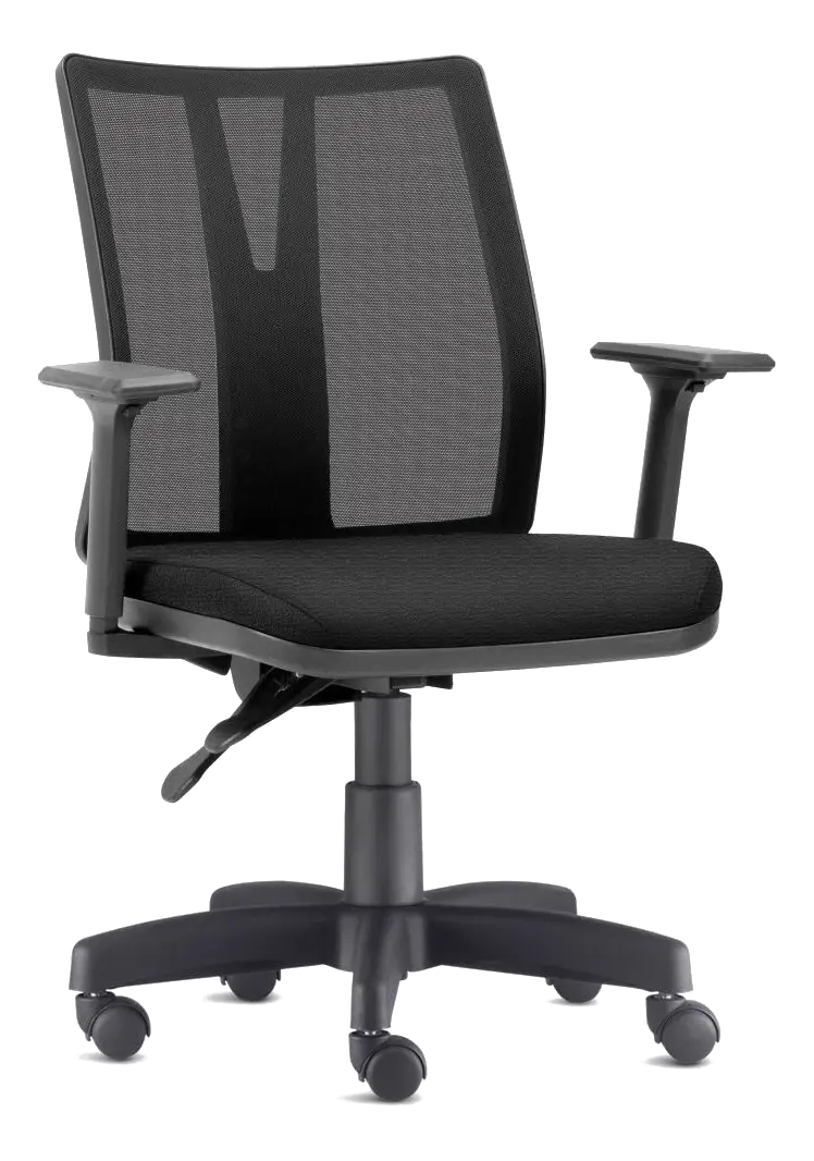 Cadeira de escritório NR-17 com tela mesh ergonômica — Home Office Palmares